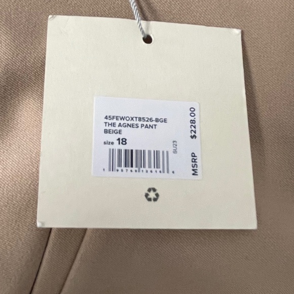 Favorite Daughter The Agnes Pant - Beige, Size 18 - NWT - Picture 3 of 6